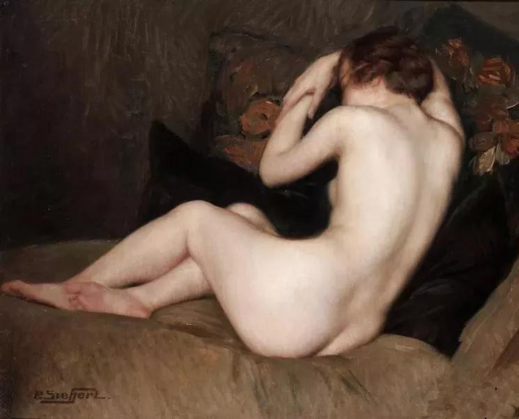 法国画家查尔斯兰德尔戴安娜画像,法国画家笔下的美人美醉了