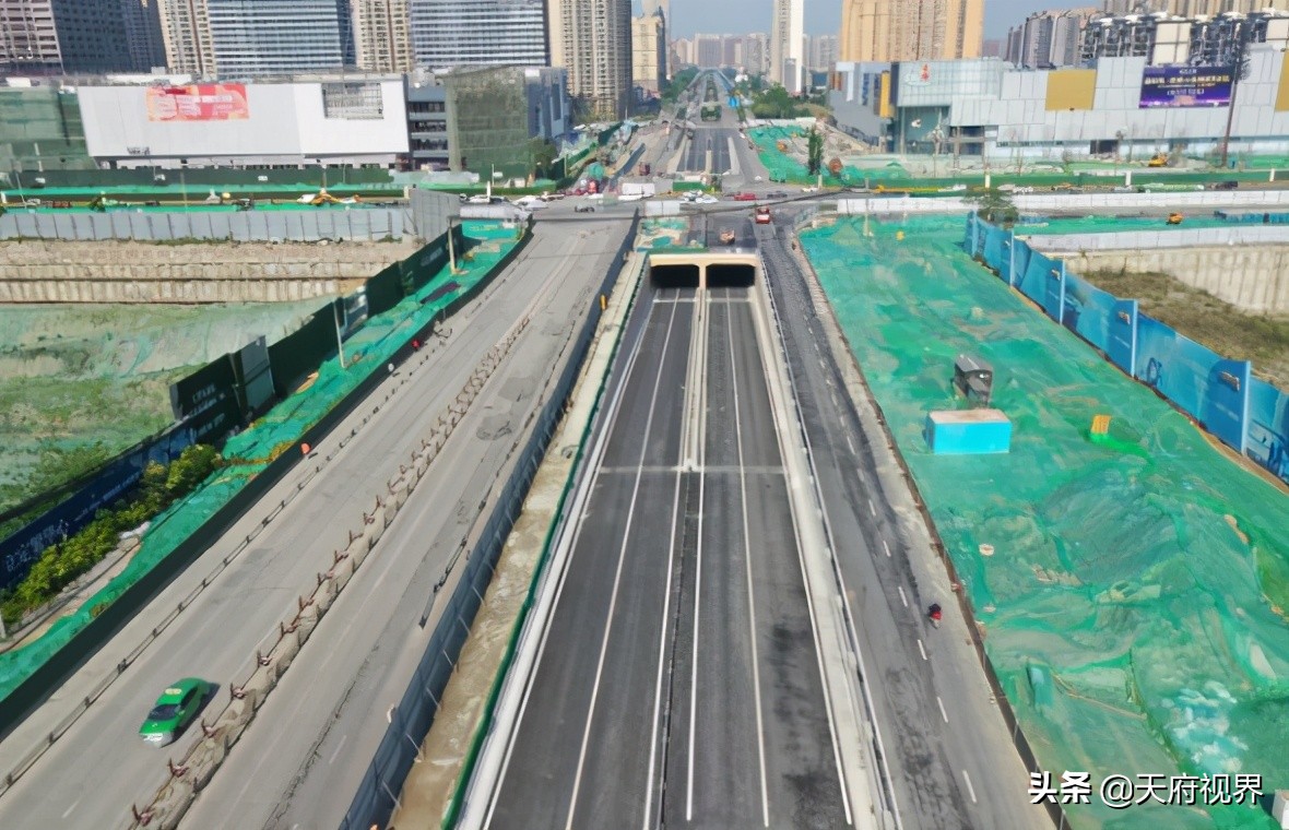 天府大道北延线大丰段隧道,天府大道北延线贯通火车北站方案