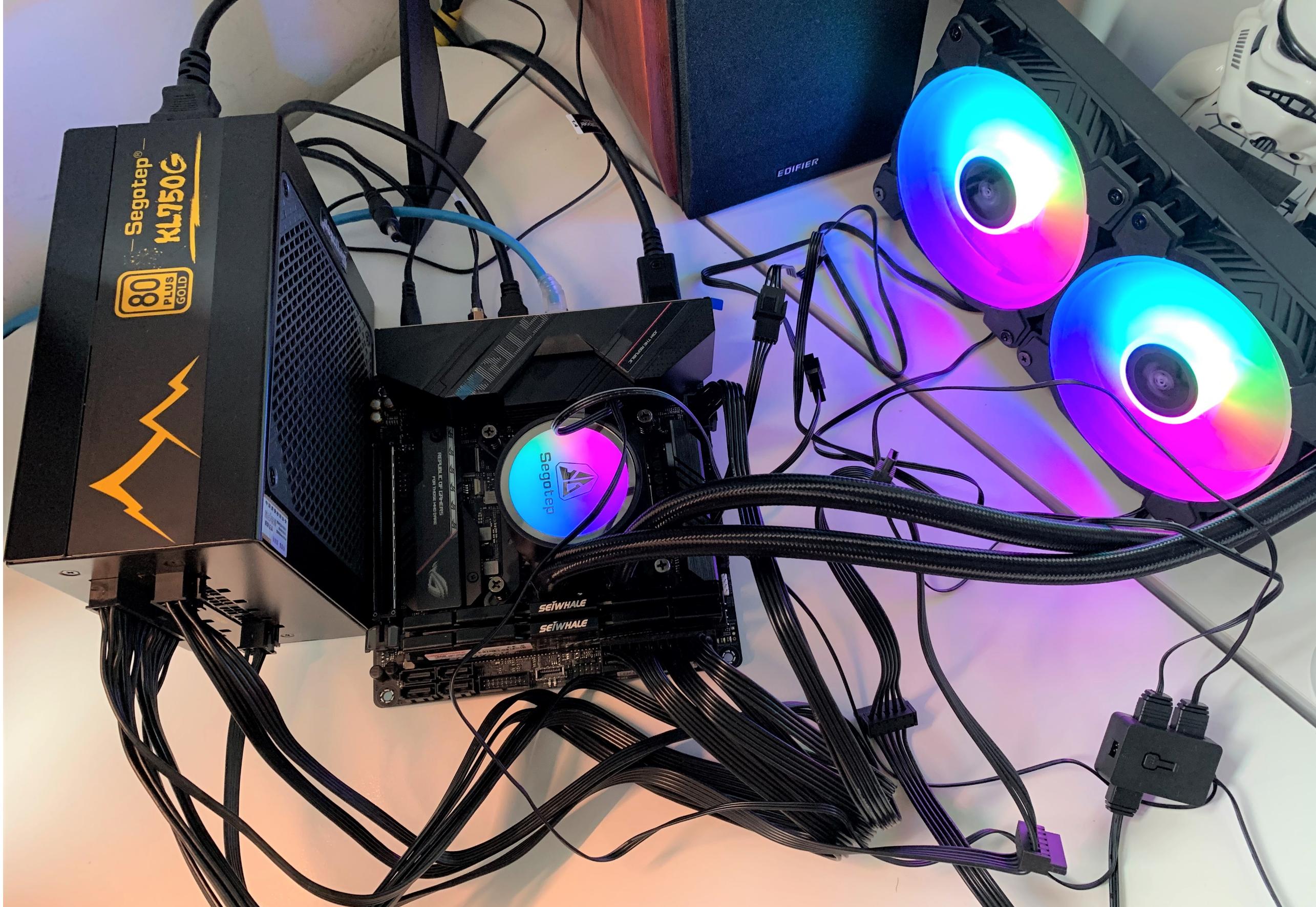 乔思伯tk1水冷装机,乔思伯i100pro