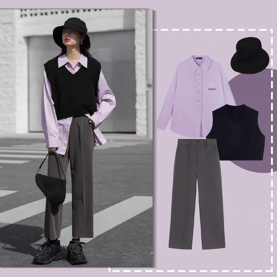 简单的颜色搭配出高级感穿搭,只用基本款搭配31套最美穿搭