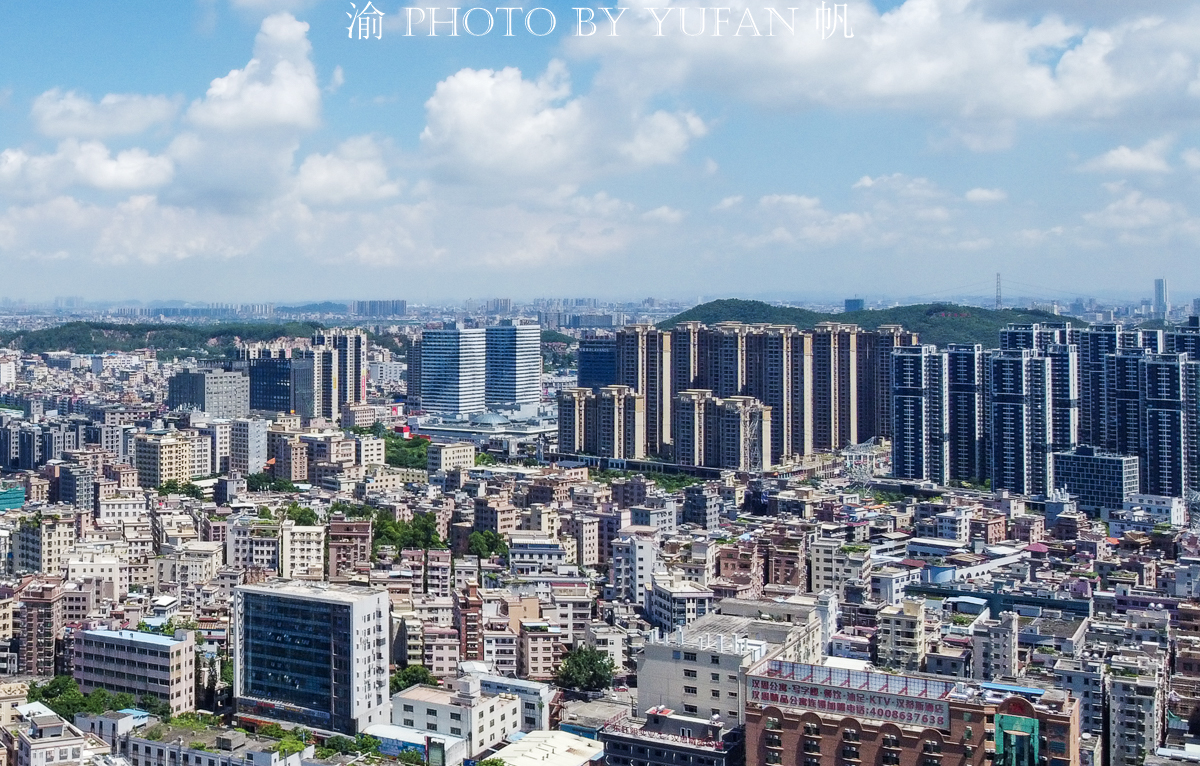 航拍东莞虎门，曾经的中国第一镇，为何如今还比不上相邻的长安？