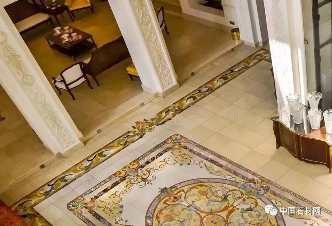 中式别墅石材水刀拼花图册,顶级石材水刀拼花