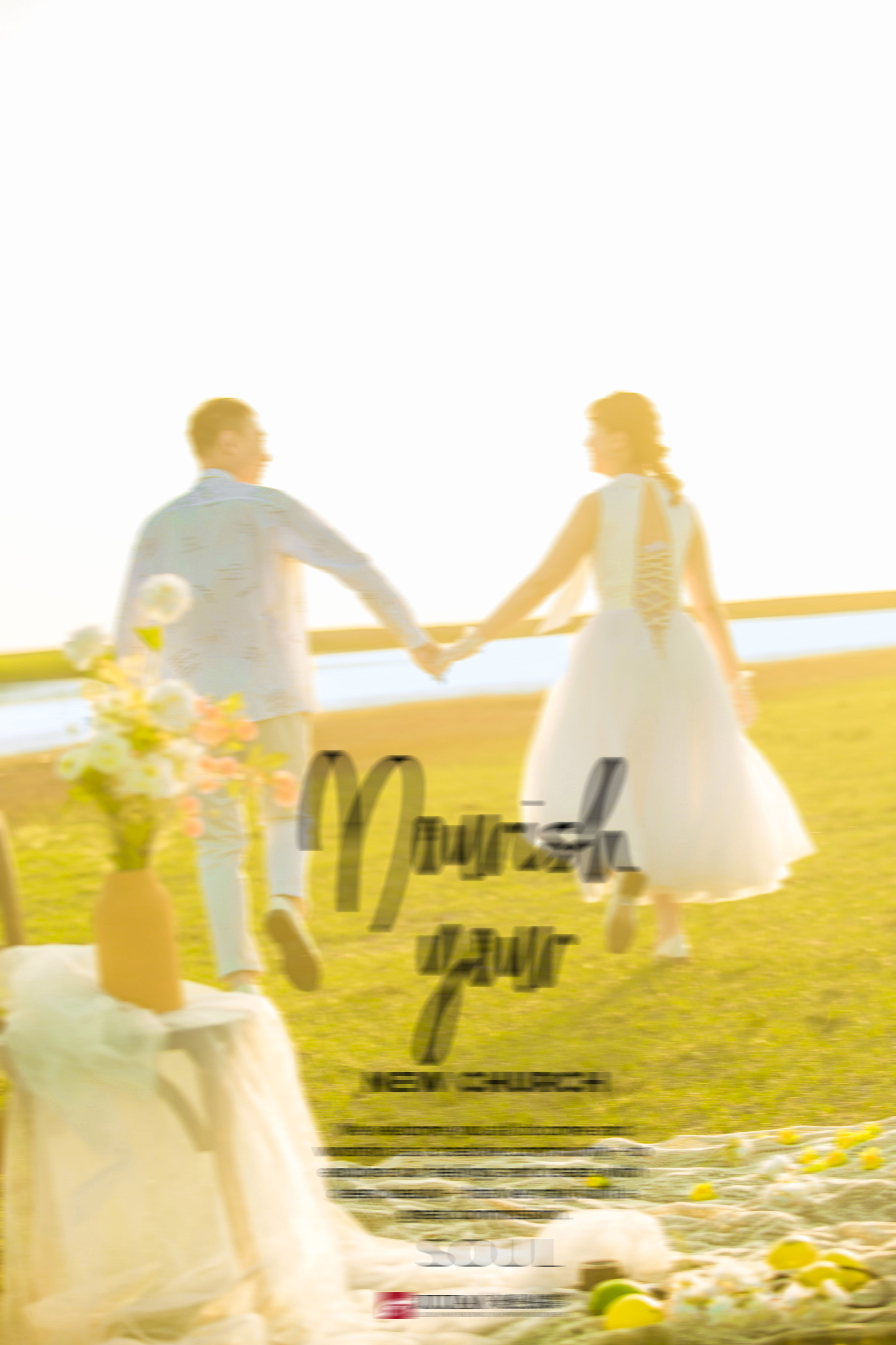 文艺范小清新婚纱照风格图片,浪漫到心坎的轻法式森系婚纱照