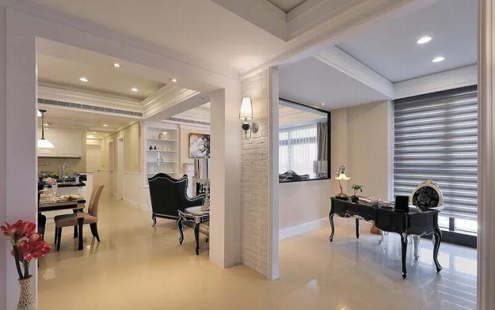 110平方三室两厅豪华法式效果,125平欧式三居室房屋