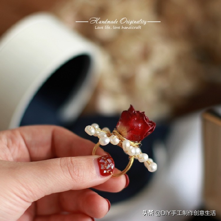 永生花首饰手工diy制作,制作永生花首饰