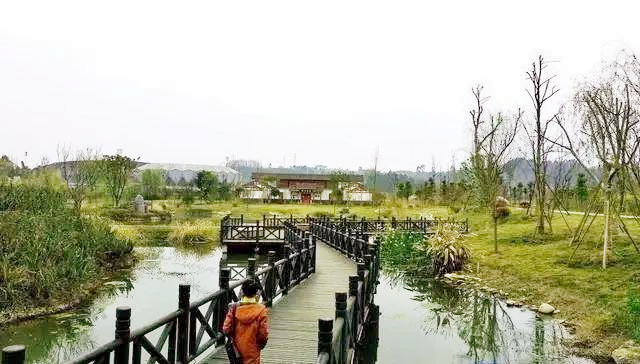 田锡水景公园效果图,最新洪雅湿地公园