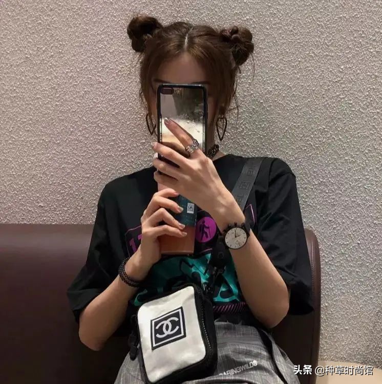 花瓣丸子头学生党蓬松,古风丸子头前额花瓣头饰