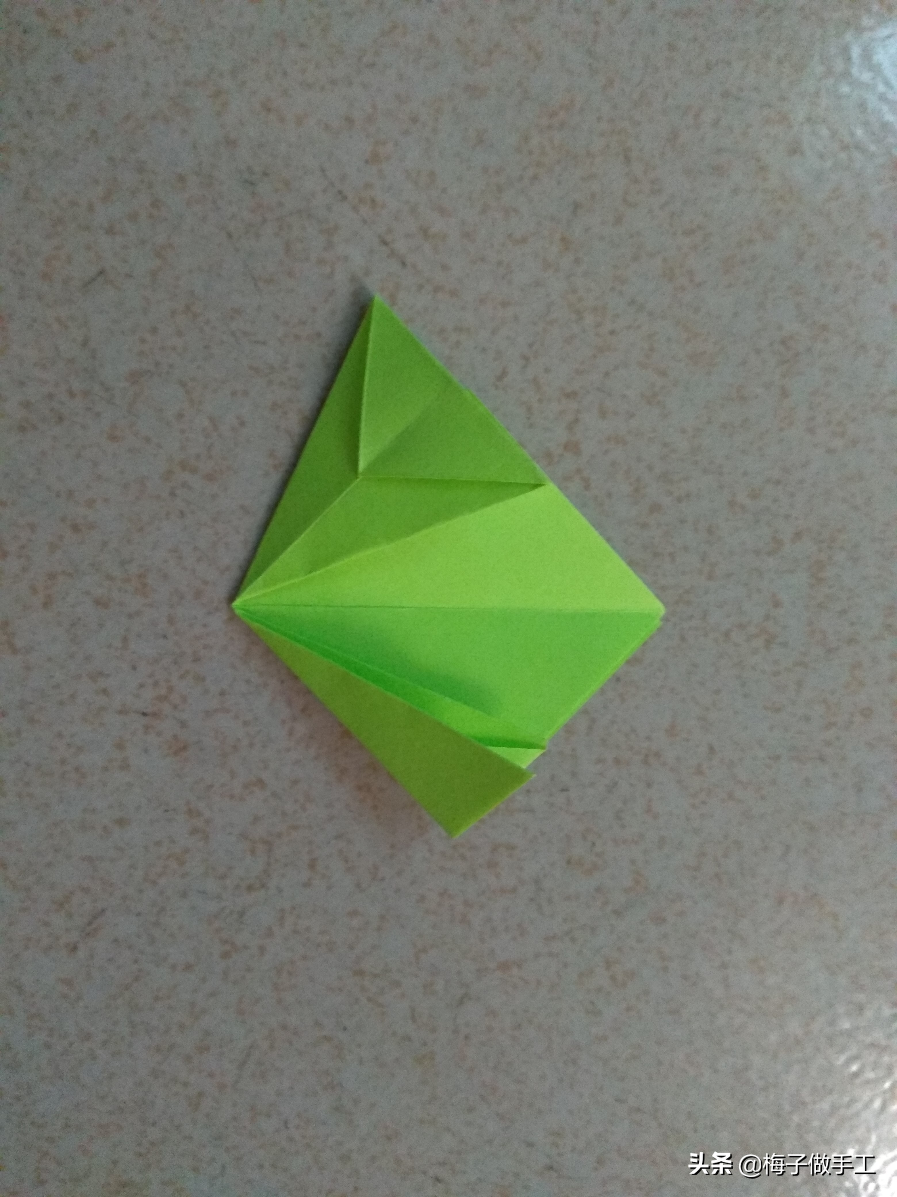 手工折纸樱花5瓣简单好看,折纸樱花怎么做