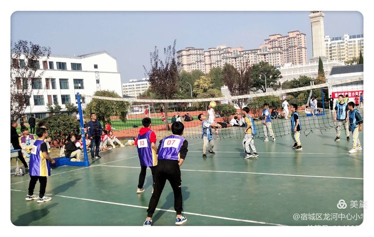 激情点燃区长杯，龙小筑梦三大球---宿城区龙河中心小学