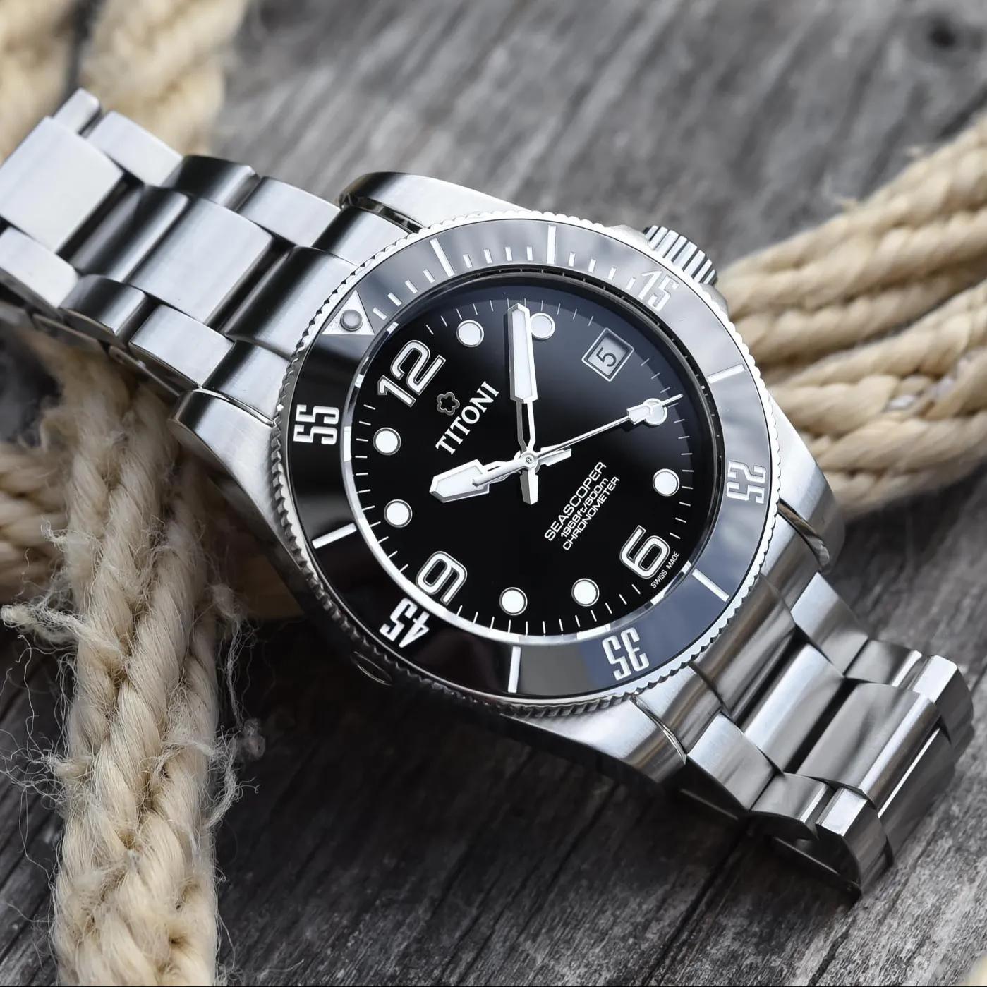 万元价位浪琴康卡斯劲敌——梅花Seacoper潜水腕表