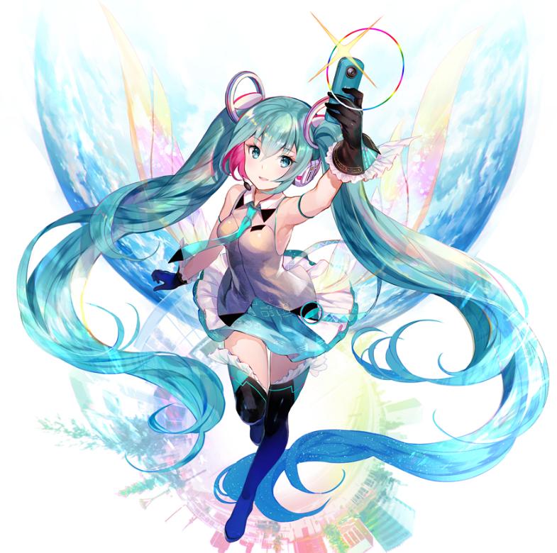 初音未来官方图原版,初音未来藤原