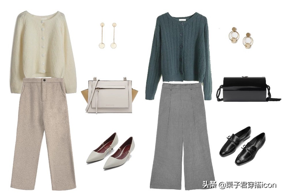 amass小香风奶奶衫,奶奶加绒加厚纯山羊绒衫