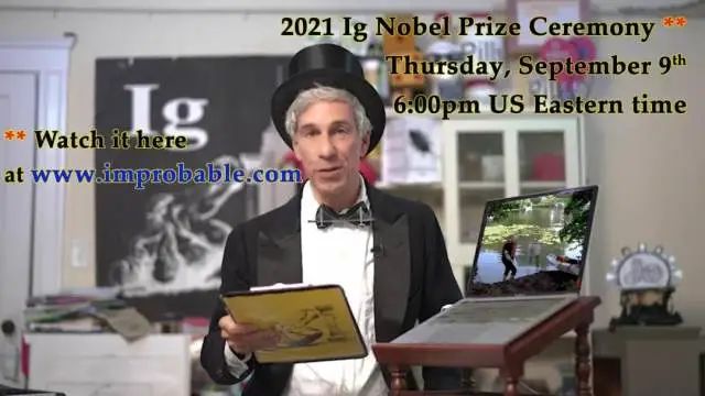 第20届搞笑诺贝尔奖,2019第29届搞笑诺贝尔奖揭晓