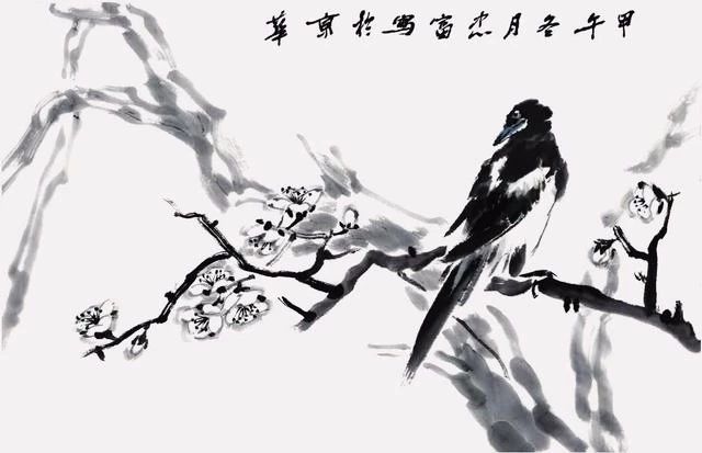 国画怎么把鸟画的活灵活现,如何画鸟要好看