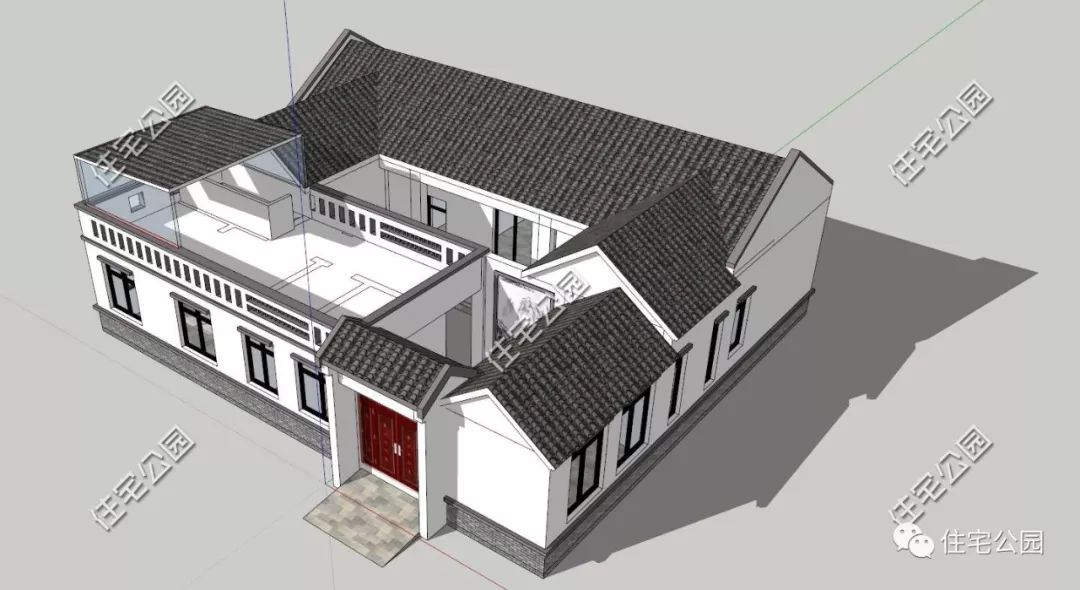 庭院房别墅细节,农村盖房子需要注意哪些事项