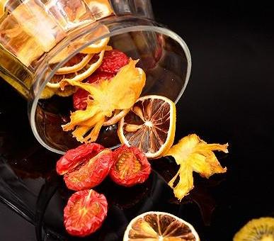 自制果茶水果干,水果干泡茶