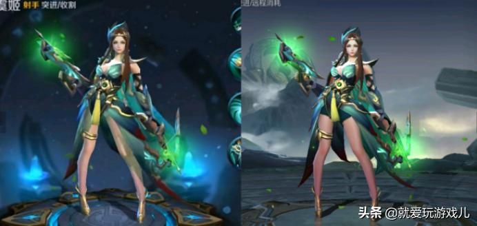王者荣耀旧版本的女英雄模型,王者荣耀新旧女英雄模型对比