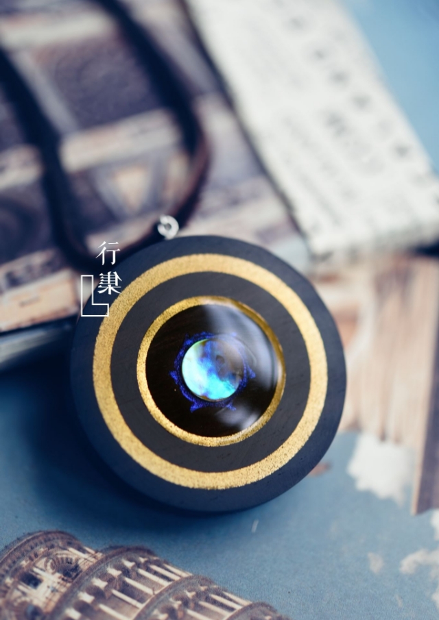 手工制作木质月牙吊坠,手工菱形吊坠的制作方法