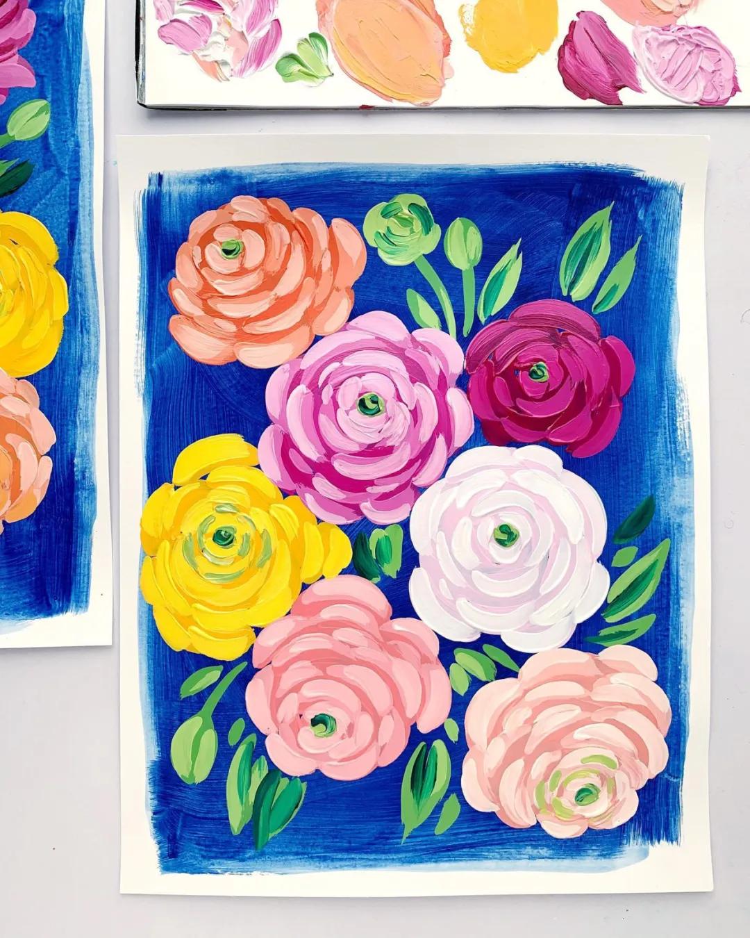 丙烯平涂的正确方法图解,丙烯大面积平涂墙面技巧