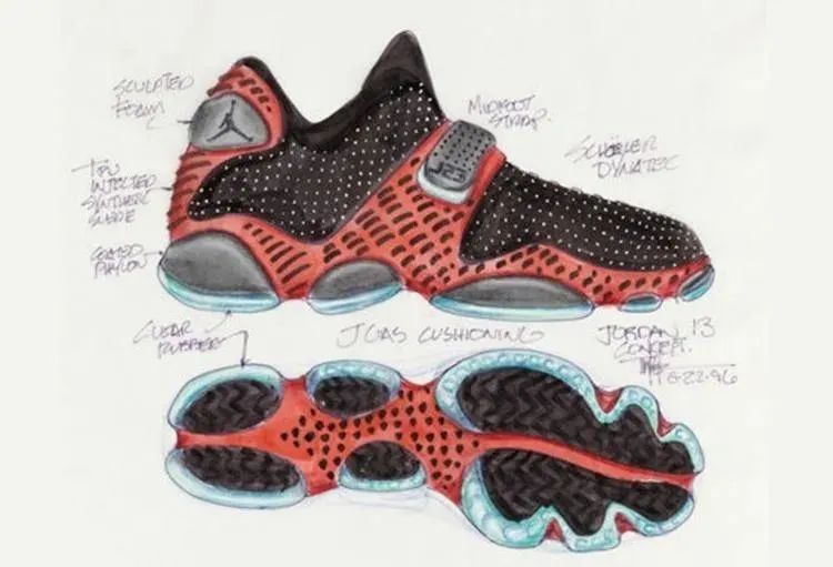 球鞋aj13反转,aj13实战球鞋