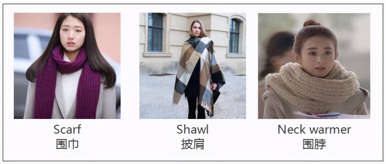 关于衣物英语怎么速记,冬天衣物英语词汇导入