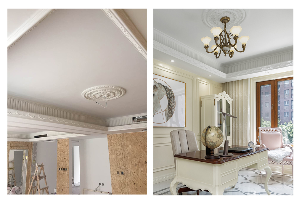 高迪愙实景|护墙板+石膏线，没有软装也超美！