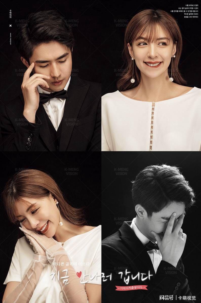 婚纱摄影风格韩式婚纱照,韩式婚纱照简约内景光影