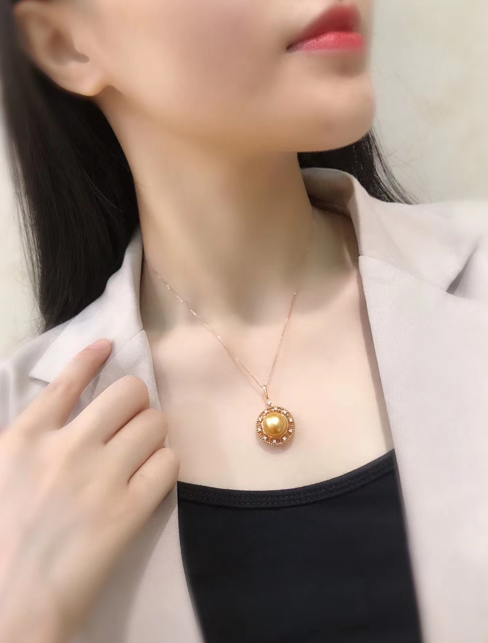 珍珠项链饰品推荐,适合年轻女孩戴的金首饰