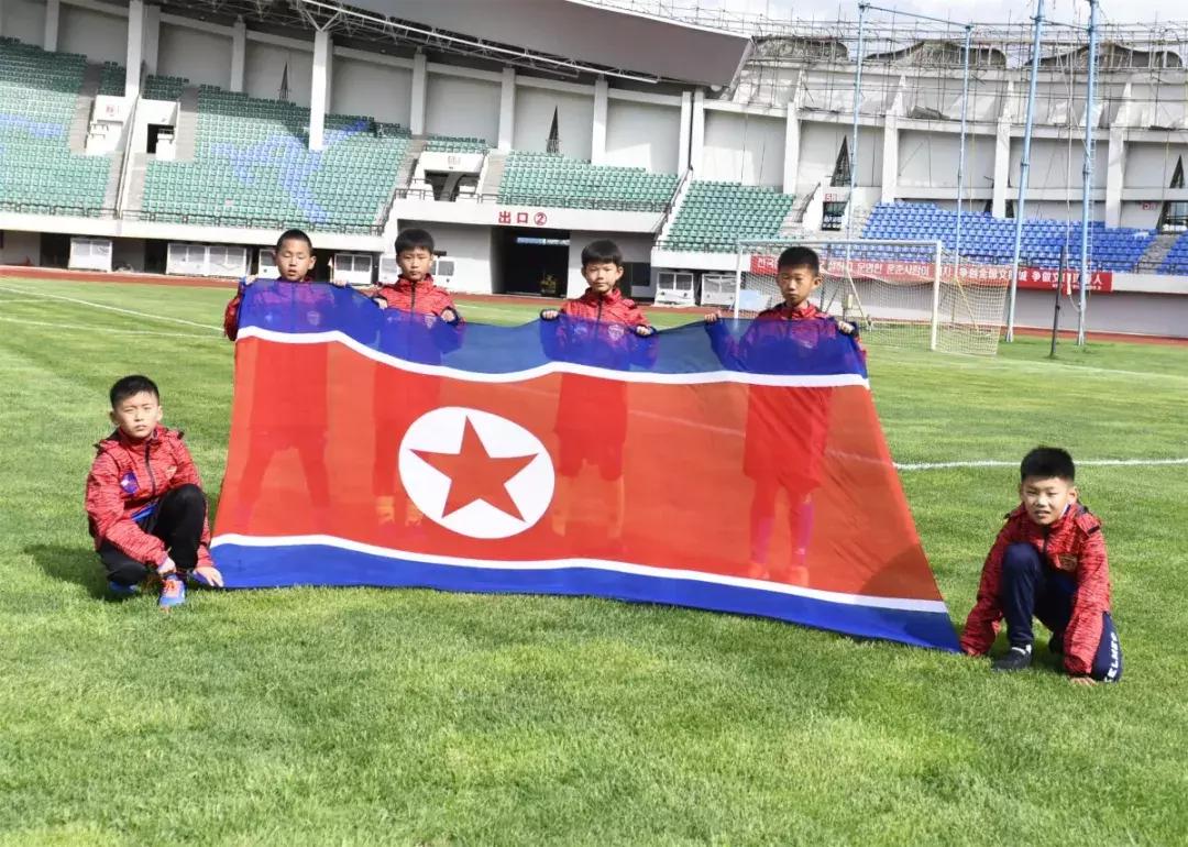 中国珲春市-朝鲜罗先市缔结友好城市关系二十周年青少年足球赛开赛
