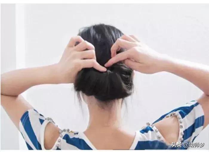 法式淑女盘发简单又漂亮,韩式低马尾新娘盘发教程