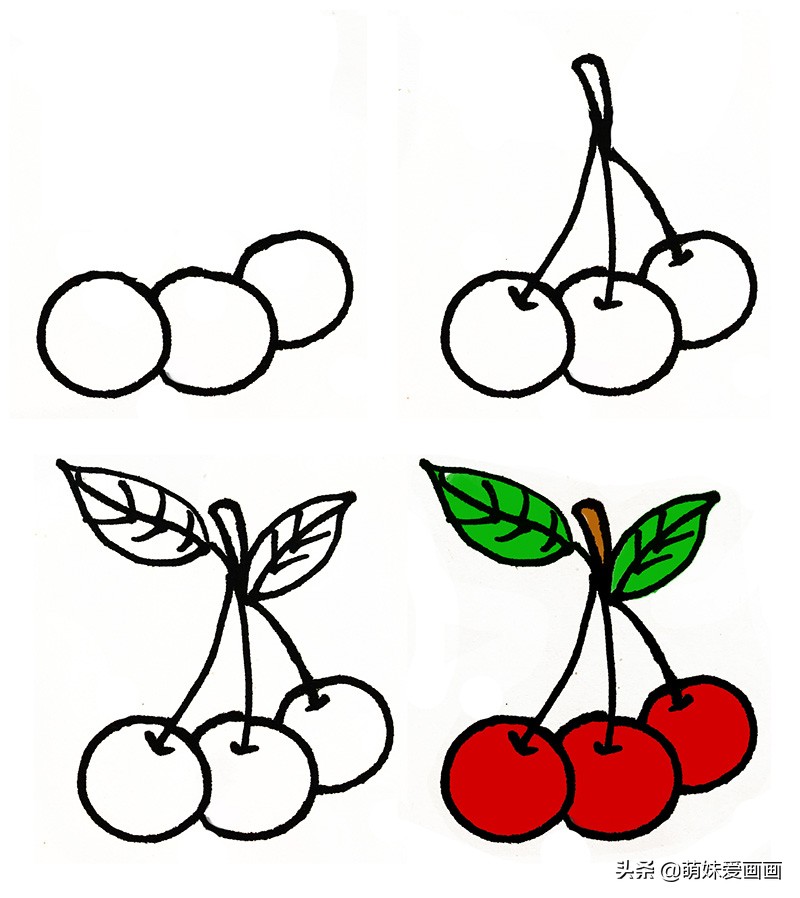水果及水果种子简笔画,画水果简笔画大全大图