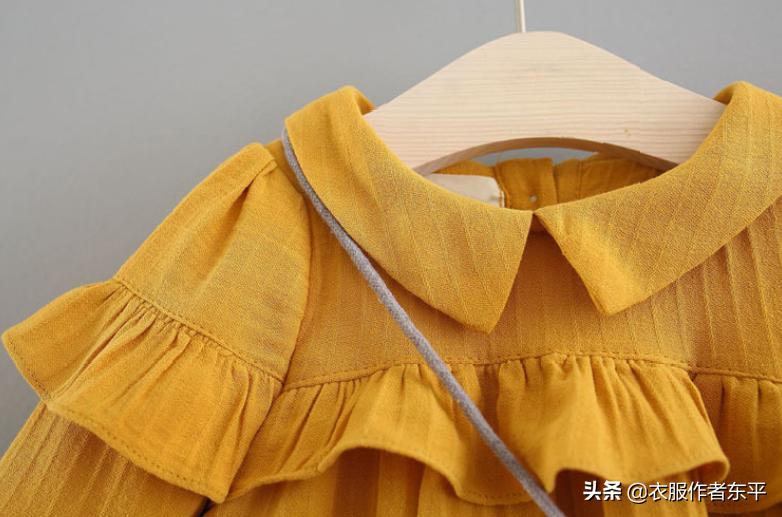 一周半女宝公主裙裁剪,女宝百褶公主裙裁剪做法