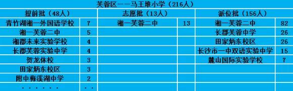 2022长沙市芙蓉区小升初派位结果,2018年沙市区小升初摇号结果