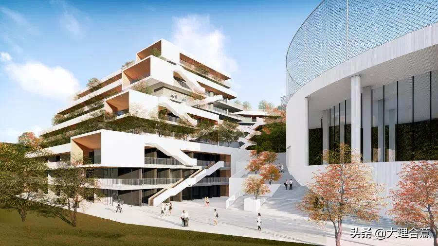 天泰·大理十畝下关一中大理十畝实验学校效果图大赏