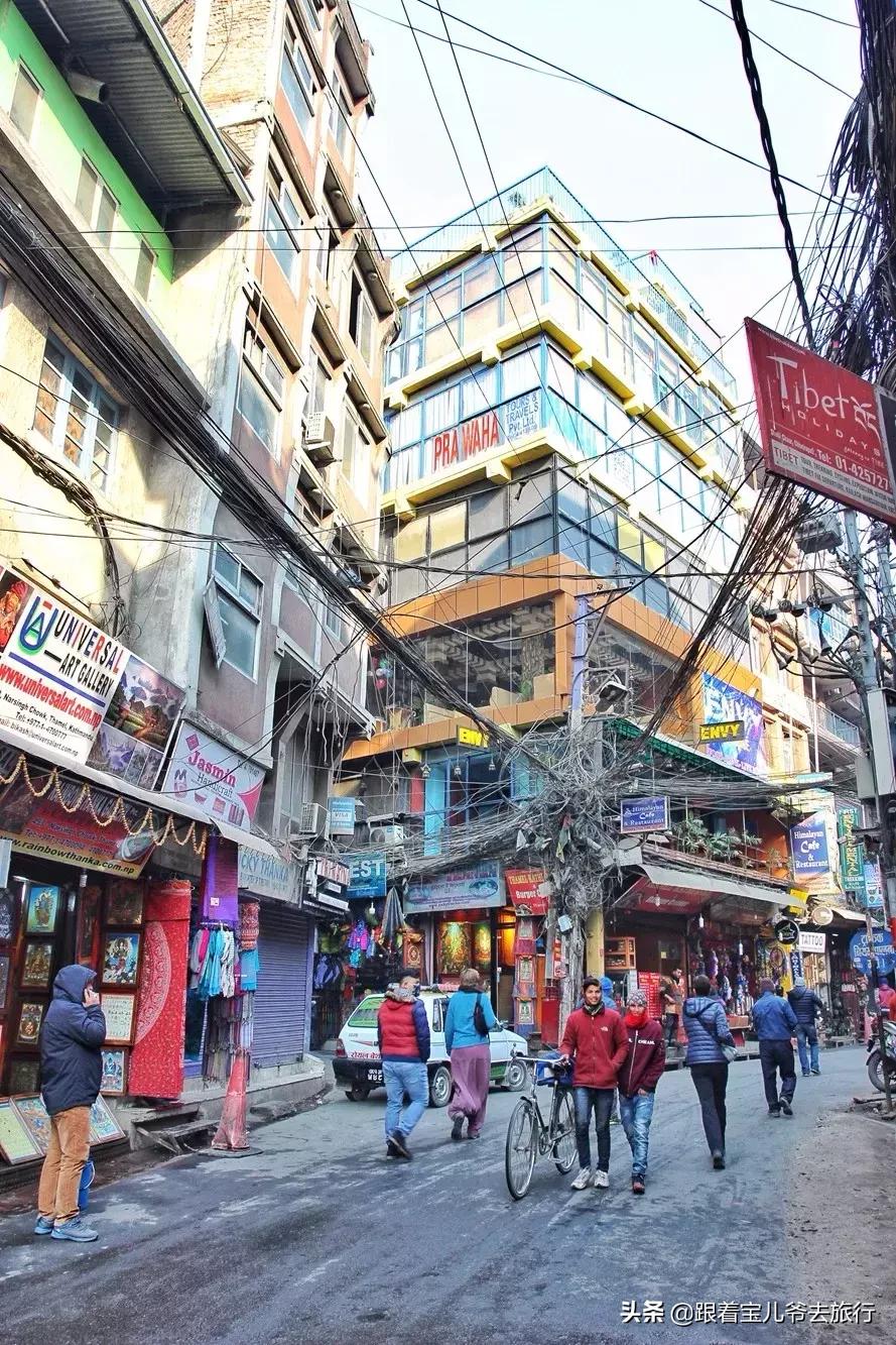 尼泊尔泰米尔区购物街,尼泊尔加德满都泰米尔区