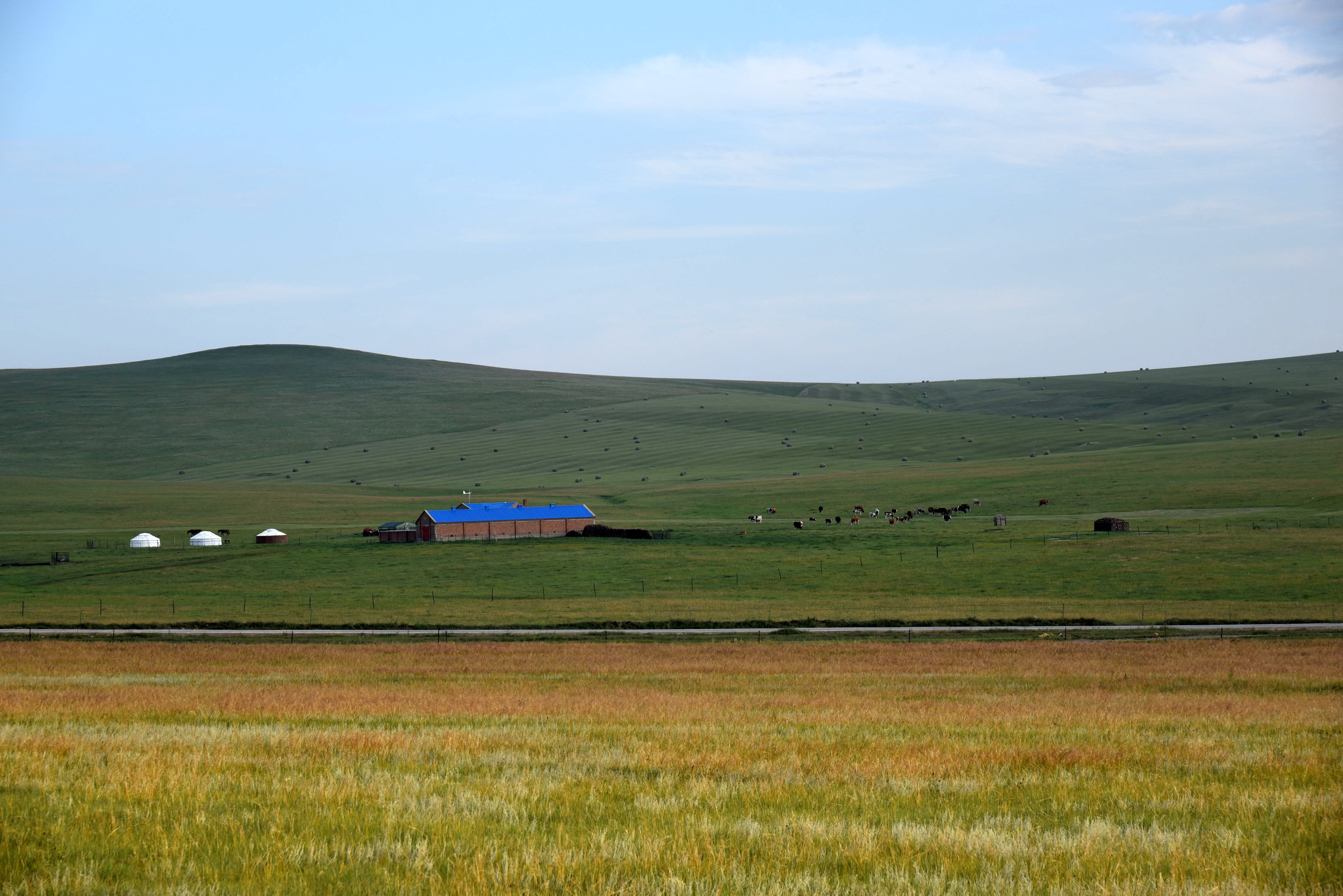 内蒙呼伦贝尔大草原自驾线路图,内蒙古察尔汗自驾游