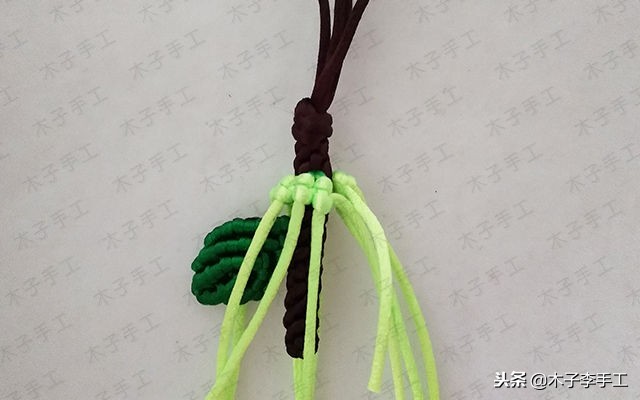 立体苹果的编织方法,小苹果的手工编法教程