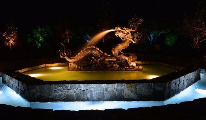 布查德花园的秋冬季,全球最美花园布查特花园