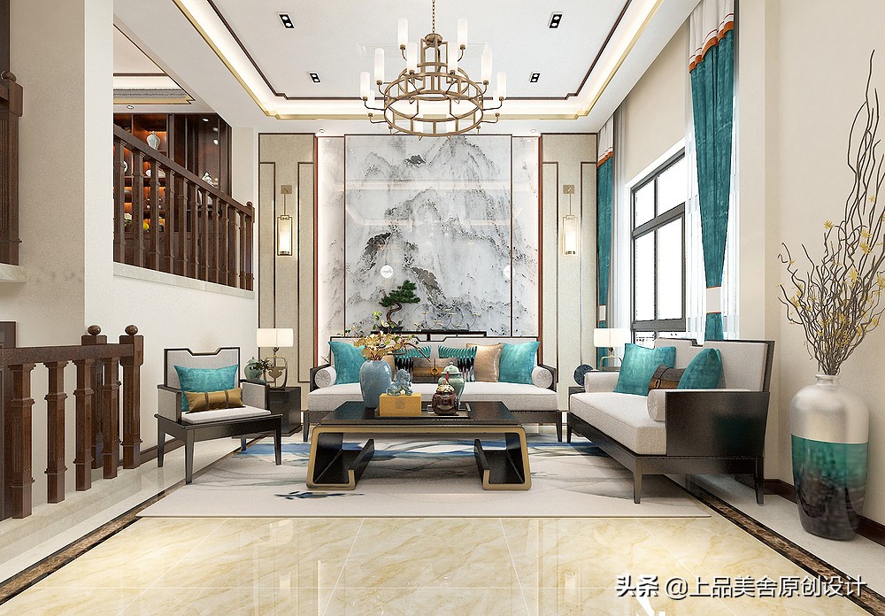 350平米别墅，看多了花里胡哨的风格，最后觉得还是中式最好看