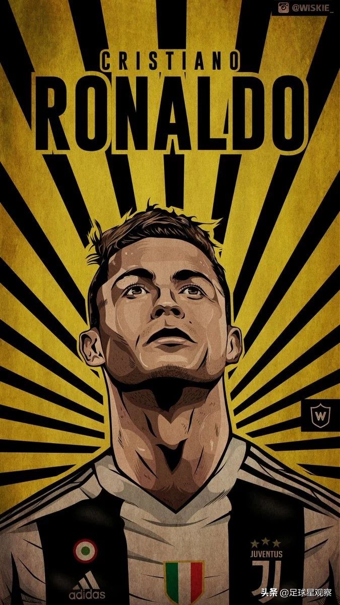 尤文图斯c罗超清手机壁纸最新,梅西c罗壁纸手机超清全面屏