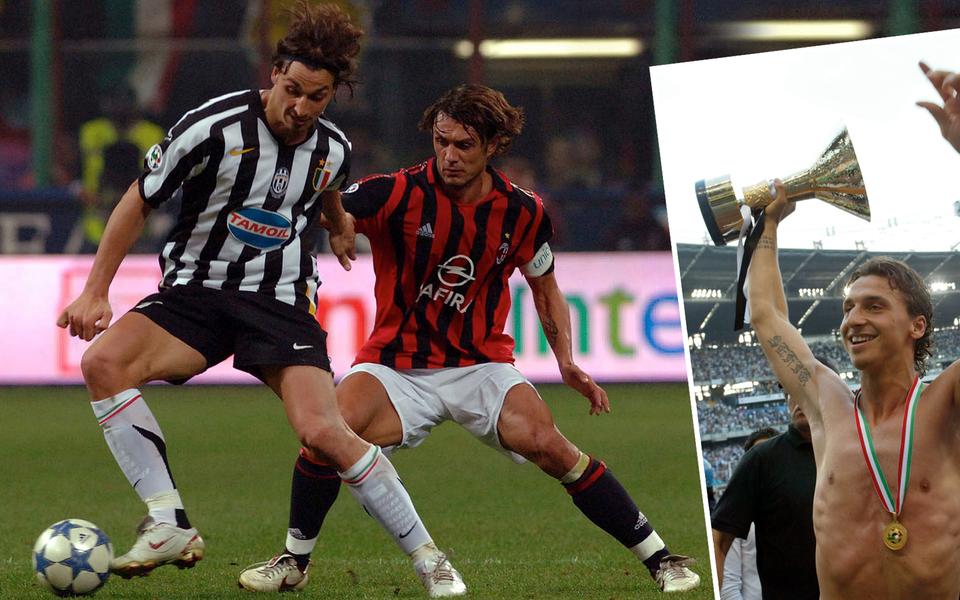 皮耶罗尤文图斯和伊布,皮耶罗倒钩进球