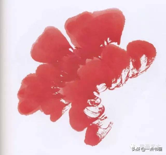 齐白石牡丹国画写意作品,写意国画牡丹的用笔技巧