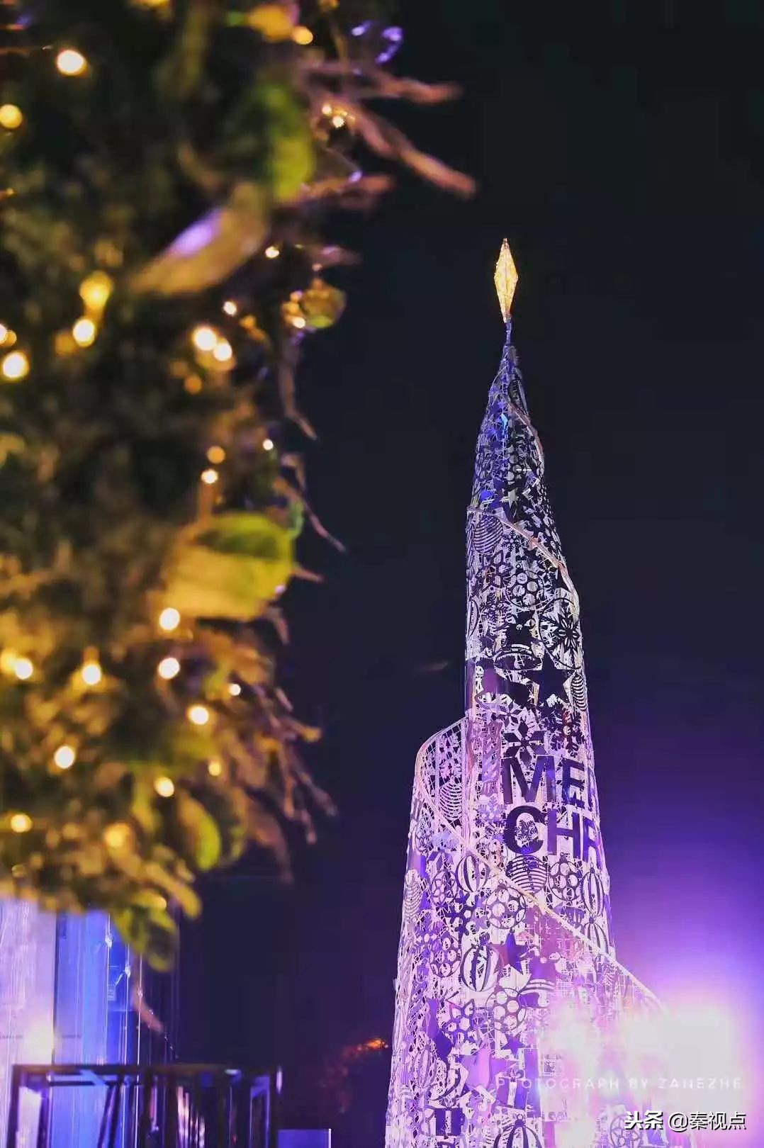 西安圣诞好看又好吃的餐厅,西安圣诞美陈