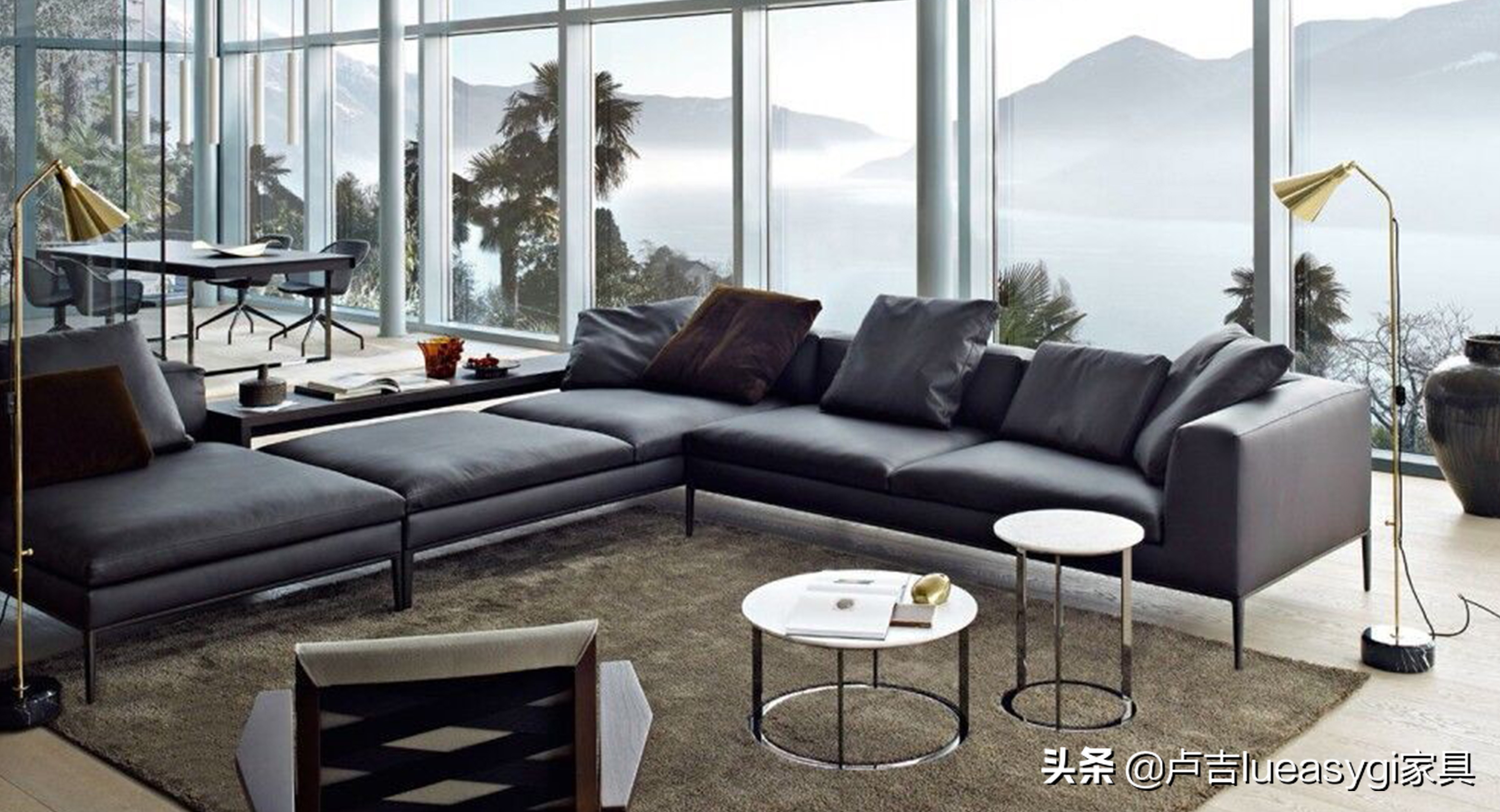 2021最火设计感轻奢沙发,高端意式极简风格沙发