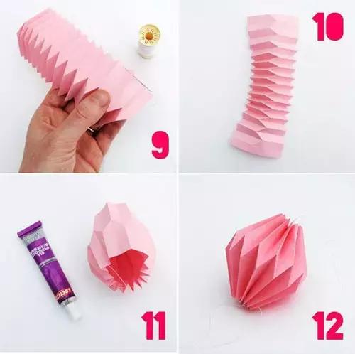 春节灯笼手工制作教程简单又好看,春节好看的灯笼手工