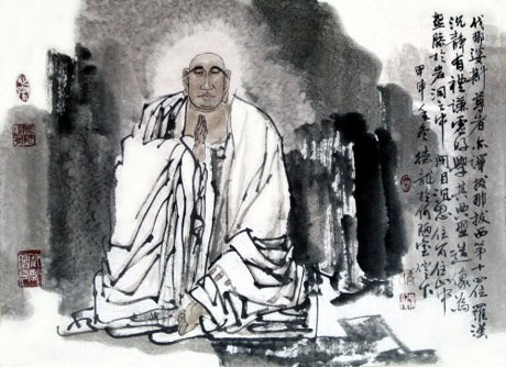 十八罗汉中的诺矩罗尊者,藏传佛教十六尊者和罗汉名字