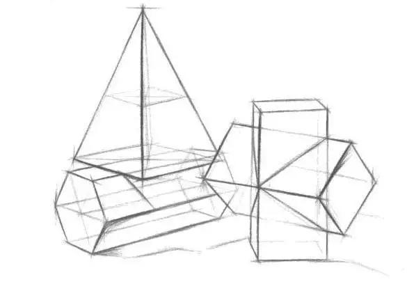 素描基础几何体圆柱体,零基础素描教程快速学会几何体