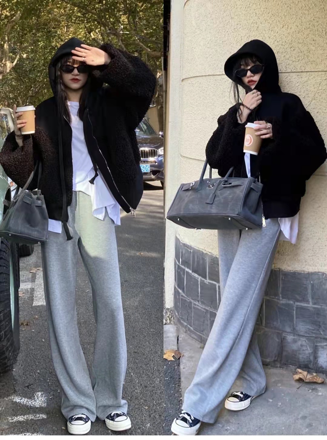 男生冬天灰色裤子配什么,男士冬天灰色上衣搭配什么裤子