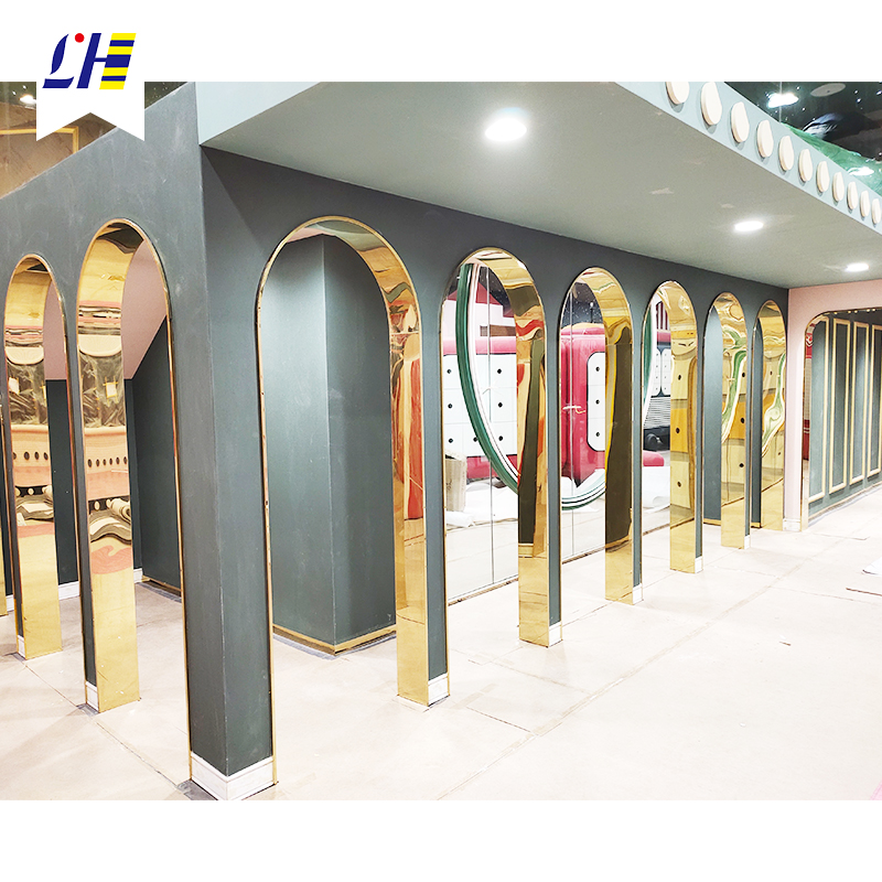 现代时髦装饰材料,不锈钢香槟金门框,人人都夸太有档次了