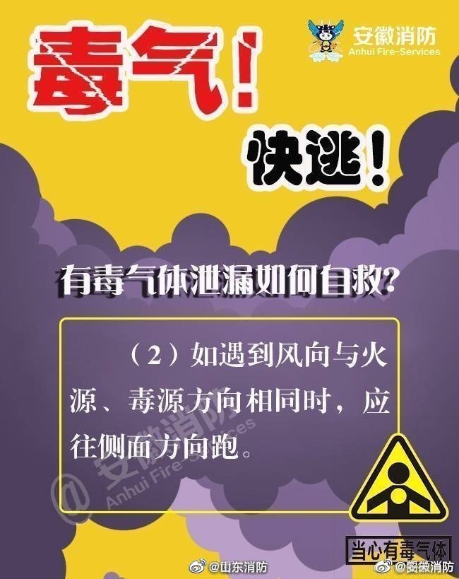 碰到毒气的时候怎么逃,遇到毒气泄漏时应该如何撤离现场
